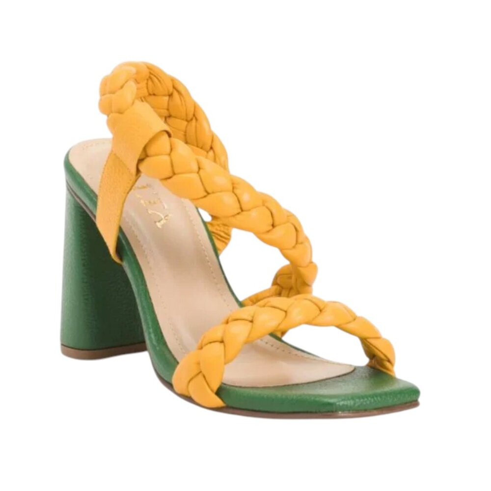 ALTA Made In Colombia Leather Bianca Heeled Sandals